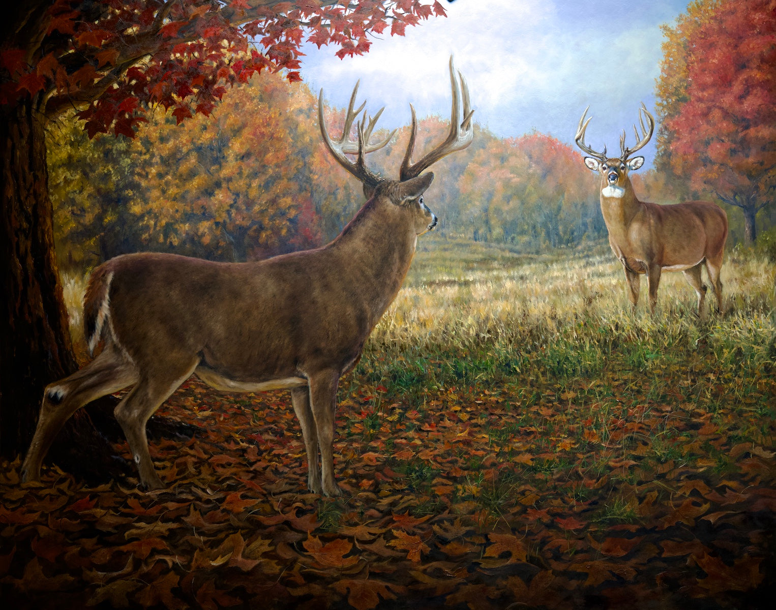 King & Kong - 48" X 60" Oil on Panel