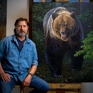What Lurks Within - Original Grizzly Painting