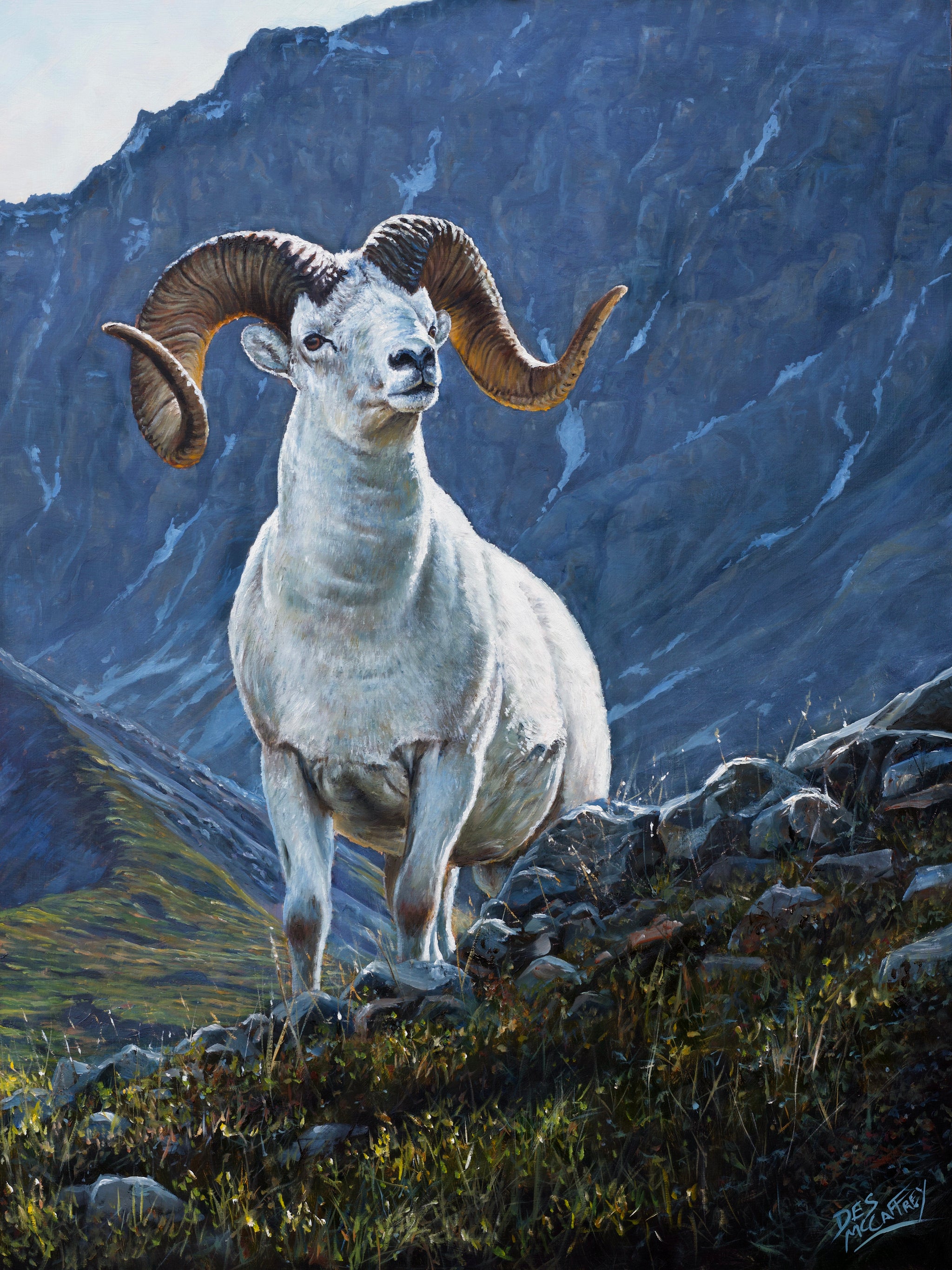 High & Mighty - 24" X 18" Oil on Panel