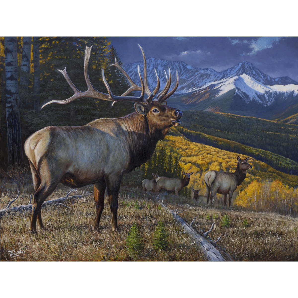 Legend of the Rockies - 36" X 48" Oil on Panel