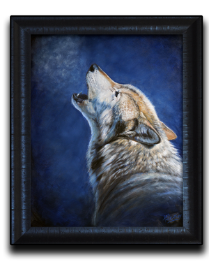 HOWLING WOLF PORTRAIT (SOLD)